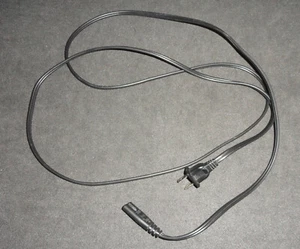 Cable de alimentación de 2 clavijas I-SHENG IS-033 E55943 7A 125V 80 pulgadas de largo, - Imagen 1 de 6