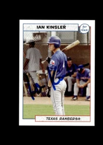 Ian Kinsler 2005 Topps Bazooka Rangers authentic autographed card - Picture 1 of 2