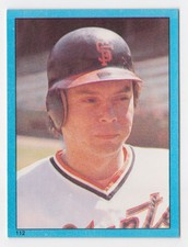 1982 Topps Stickers #112 Darrell Evans San Francisco Giants