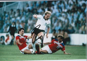 Karl Heinz Rummenigge Signed 12x8 Photo + COA Autograph West Germany - Picture 1 of 1