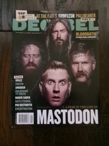 DECIBEL MAGAZINE JANUARY 2015 AUTOGRAPHED MASTODON COVER - Picture 1 of 2