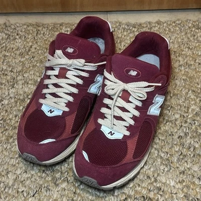 Men’s New Balance 2002R Bordeaux Red Wine Burgundy White Size 10 M2002RHA - Image 1 of 4