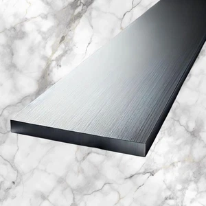 Messerstahl Werkzeugstahl 300 x 101 x 3 mm - 1.2235 - 80CrV2 - L2 Stahl gehärtet - Bild 1 von 2