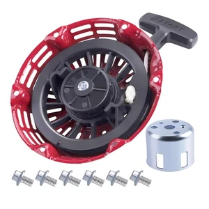 Recoil Starter with Start Cup Fit Honda GX120 GX160 GX200 Pull Starter (Steel... - Picture 1 of 7