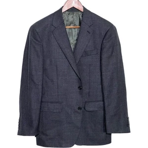 Paul Betenly Lanificio Filarte Charcoal Gray 100% Wool Blazers Coat Jacket 38S   - Picture 1 of 7