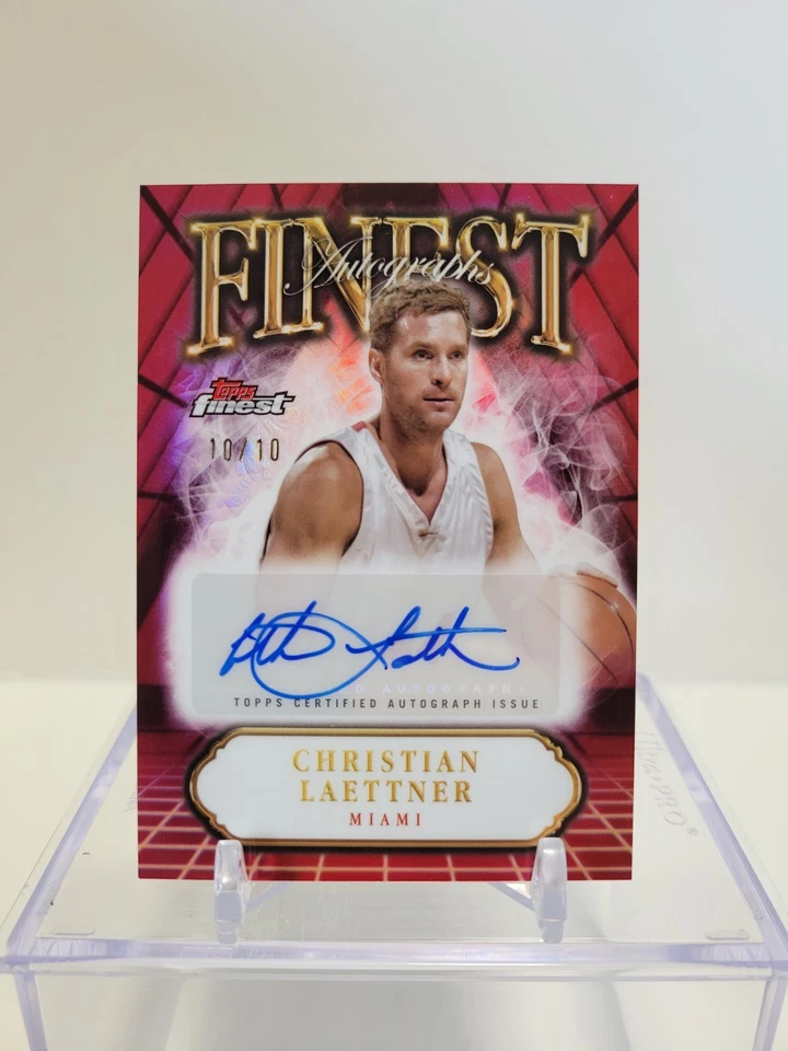 24-25 Topps 最佳亲笔签名 10/10 Christian Laettner (MIAMI) — 第 1/2 张图片