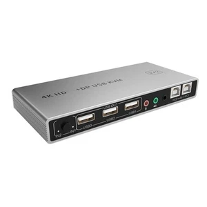 4K 60Hz 2 in 2 Out Dual Screen Switcher 2 PC-Umschaltung 2 Monitore FüR Co6226 - Afbeelding 1 van 6