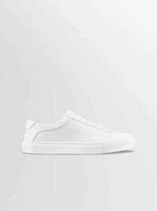 Koio Women Capri Leather Sneakers Triple White Made In Italy Size US 11 (EU 41) - Picture 1 of 5