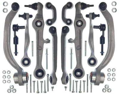 Front Suspension Full Track Control Arm Kit Ball Joints For Audi A4 00-09 + Exeo - Image 1 of 4
