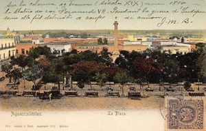 México - AGUASCALIENTES - La Plaza - Ed. Latapi y Bert 221 - Picture 1 of 2