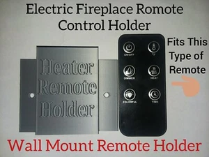 Electric Fireplace Remote Control Holder. Wall mount. 3D Printed. - Picture 1 of 11