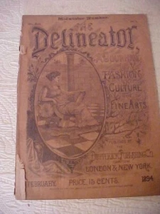February 1894 The Delineator Butterick Publishing Co Magazine VOL XLIII No. 2 - Picture 1 of 9