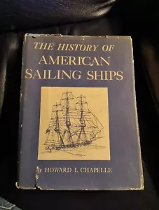 "The History of American Sailing Ships" 1935 Antique Illustrated Boating Book - Picture 1 of 11