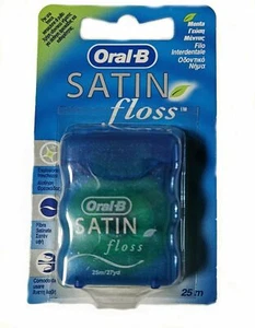 Oral-B Satin Floss Filo Interdentale Sapore Menta 25 Metri Pulizia Denti Orale - Imagen 1 de 1