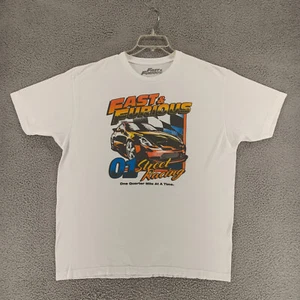 Fast And Furious Shirt Mens 2XL White T Shirt Graphic Logo - Picture 1 of 9