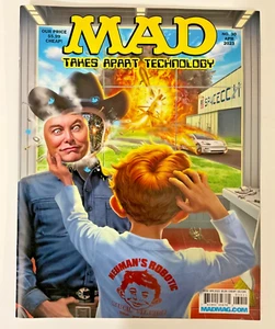 MAD Magazine #30 April 2023 Takes Apart Technology Elon Musk - Picture 1 of 6