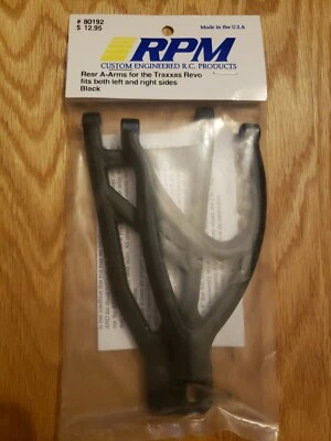RPM Rear A Arms for Traxxas Revo L/R Black - Image 1 of 4
