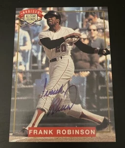 Frank Robinson 1984 Nabisco All Star Legends Limited Edition Autograph w/ COA - Picture 1 of 3