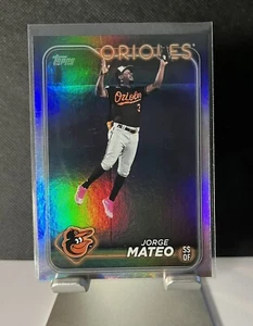 2024 Topps Baseball Series 1 #42 - Jorge Mateo - Rainbow Foil - Orioles - Picture 1 of 2