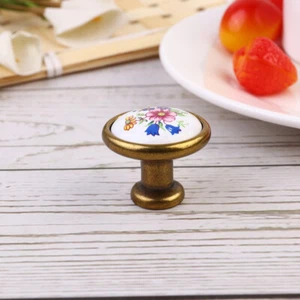 4 Pcs Drawer for Closet Ceramic Cupboard Knobs Cabinet Door - Picture 1 of 12