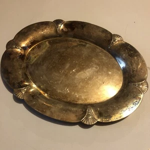 Rogers Silverplate Platter Serving Plate Oval Brilliant 4469 - Picture 1 of 8