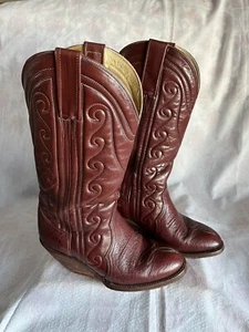 Westernstiefel, Cowboystiefel, Herren Größe 8EE, ganz Leder, handgefertigt - Bild 1 von 9