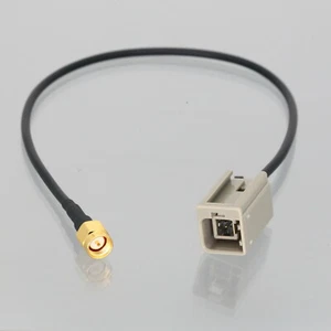 RF Cable gray GT5-1PP plug to SMA male RG174 pigtail 6"~10FT for Car GPS antenna - Picture 1 of 7