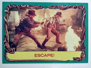 1981 Topps Raiders of the Lost Ark #32 Escape Indiana Jones Marion - Picture 1 of 6