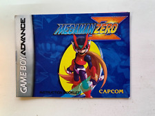 Megaman Zero Manual Instruction Booklet GameBoy Advance Nintendo GBA Mega Man