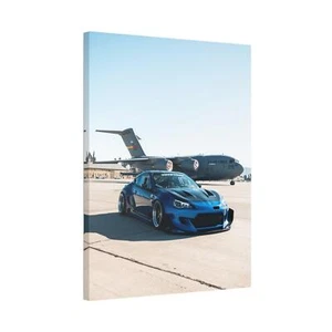 Toyota FRS High Resolution Museum Quality Vertical Car Canvas Print #004 - Picture 1 of 10