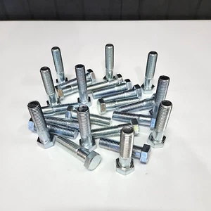(25) 3/4-10 x 3in Hex Bolt Zinc Plated Grade 5 Cap Screw Coarse Partial Thread - Picture 1 of 6