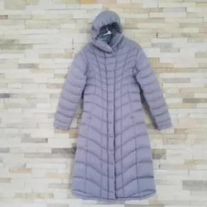 Chaqueta Parka Larga de Plumón Patagonia Pequeño Abrigo Amortiguador de Invierno Plata Esquí - Imagen 1 de 6
