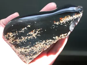 Schöner dunkelgrüner cremefarbener BERNSTEIN fossiler Edelstein GROSS 211 Gramm Stück - Bild 1 von 10