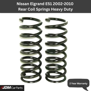 For Nissan Elgrand E51 Rear Coil Springs Pair Heavy Duty 2002-2010 - Picture 1 of 5