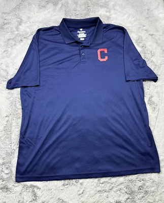 Cleveland Guardians Shirt Mens 2XL Blue Fanatics Performance MLB Baseball - Image 1 of 4