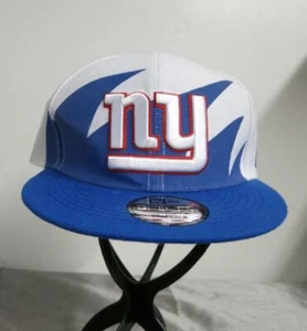 New Era 9Fifty New York Giants Sharktooth Wave Logo Snapback Hat Cap Retro - Picture 1 of 8