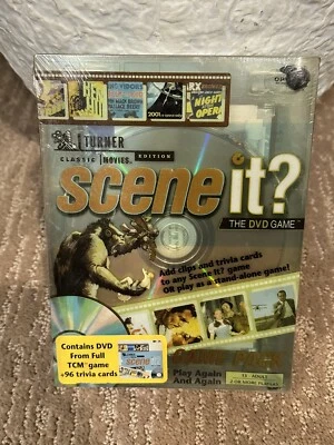 NEW Factory Sealed: Scene It? The DVD Game TURNER CLASSIC MOVIES game pack - Image 1 of 2