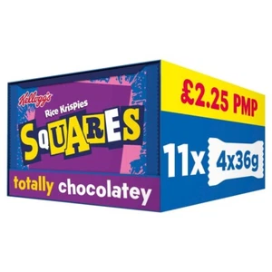 34 X Arroz Krispies Cuadrados Totalmente Chocolate 36g (C-17) - Imagen 1 de 2