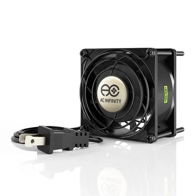 AC Infinity AXIAL 8038, Quiet Muffin Fan, 120V 80mm x 38mm Low Speed,  - Image 1 of 4