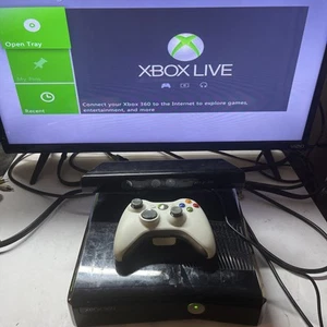 Xbox 360 S Model 1439 Glossy Black Console ,Tested 250GB Hard Drive. - Bild 1 von 7