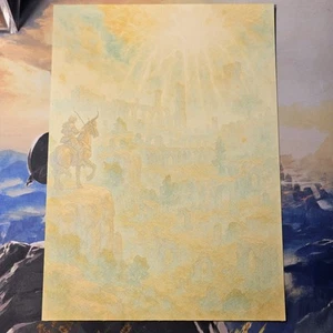 Poster Disegno Acquarello in A4 Ispirato A Elden Ring Souls - Carta Di Qualità - Foto 1 di 5