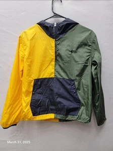 Polo Ralph Lauren Boys Hooded Jacket Multicolor block Windbreaker SZ Large 14/16 - Picture 1 of 10