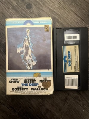 The Deep VHS Colombia Pictures AMAZING CONDITION tested And Working 1977 - Image 1 of 2