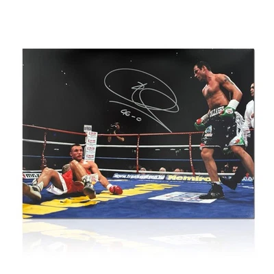 Von Joe Calzaghe signiertes Boxfoto: gegen Mikkel Kessler - Bild 1 von 4
