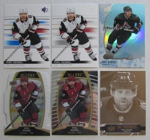 Phil Kessel 6 Karten Lot inkl. Parallel Variant Inserts Arizona Coyotes NHL - Bild 1 von 2