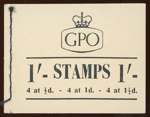 Großbritannien 1954 1/ Queen Elizabeth II Booklet SG# BD10 MNH unmontiert £35- - Bild 1 von 2
