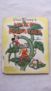Old Children's Book Walt Disney's Mickey and the Beanstalk 1947 GC - Bild 1 von 7