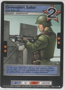 2004 Wizards Of The Coast G.I. JOE TCG #24 Greenshirt Sailor WOTC - Picture 1 of 1
