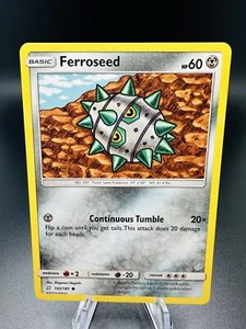 Pokemon TCG - Ferroseed 102/181 - Team Up 2019 - Picture 1 of 2