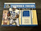 Barry Sanders 2008 Donruss Elite Throwback Threads Game Used Jersey Patch 6/50